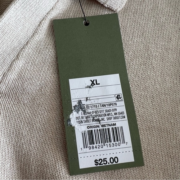 NWT Men's Goodfellow & Co Short Sleeve Johnny Collar Polo Shirt- XL - Picture 7 of 9